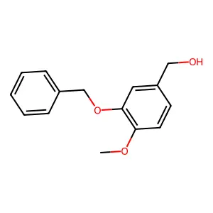 (4-methoxy-3-phenylmethoxyphenyl)methanol structure