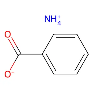 AMMONIUM BENZOATE structure