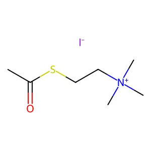 Acetylthiocholine iodide structure
