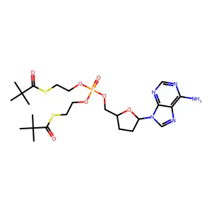 0L-ddAMP-bis(tert-ButylSATE) structure