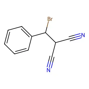 alpha-Benzyl-alpha-bromomalodinitrile structure