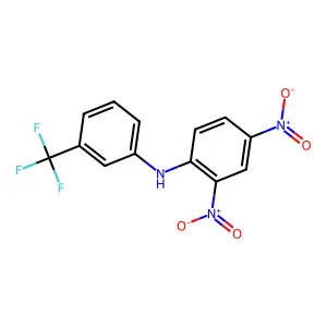 Compound C13H8F3N3O4 structure