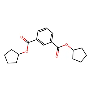 Dicyclopentyl isophthalate structure