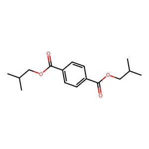 Diisobutyl terephthalate structure
