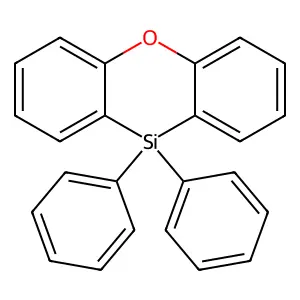 10,10-Diphenyl-10H-phenoxasilin structure