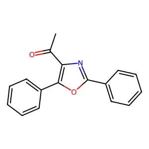 1-(2,5-diphenyl-1,3-oxazol-4-yl)ethanone structure