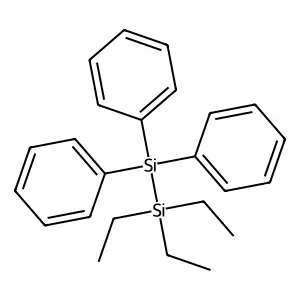 1,1,1-triethyl-2,2,2-triphenyldisilane structure