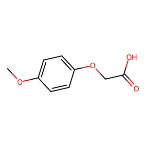 2-(4-Methoxyphenoxy)acetic acid structure