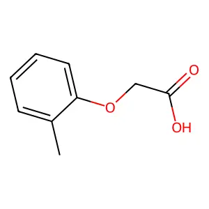 (2-methylphenoxy)acetic acid structure