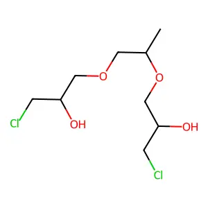 1,1'-(Propylenedioxy)bis(3-chloro-2-propanol) structure