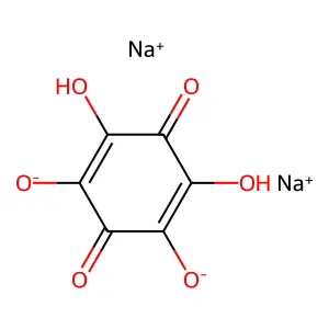 Tetrahydroxyquinone disodium structure