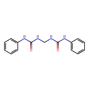 1,1'-Methylenebis(3-phenylurea) structure