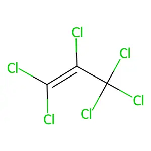 Hexachloropropene structure