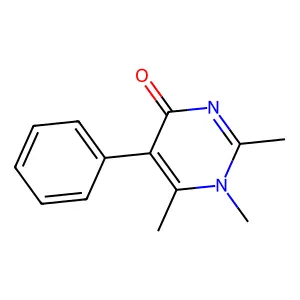 1,2,6-trimethyl-5-phenylpyrimidin-4(1H)-one structure
