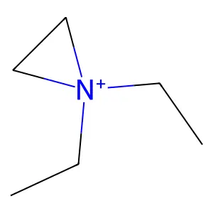 1,1-Diethylaziridinium structure
