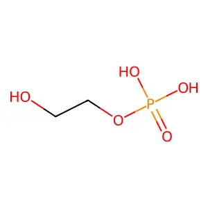 1,2-Ethanediol, 1-(dihydrogen phosphate) structure