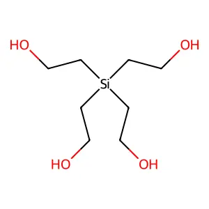 Tetrakis-(2-hydroxyethyl)silane structure