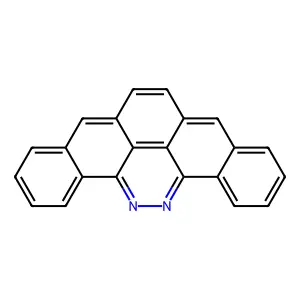 ANTHRA(9,1,2-cde)BENZO(h)CINNOLINE structure