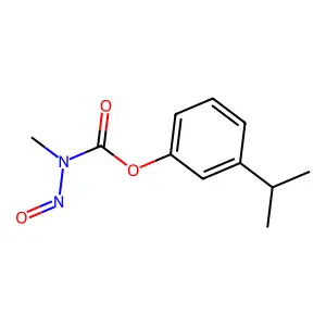 CARBAMIC ACID, METHYLNITROSO-, m-CUMENYL ESTER structure