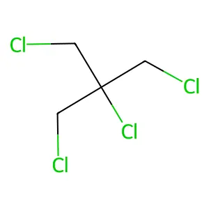 1,2,3-trichloro-2-(chloromethyl)propane structure