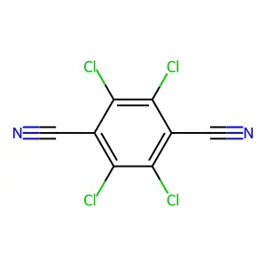 Tetrachloroterephthalonitrile structure
