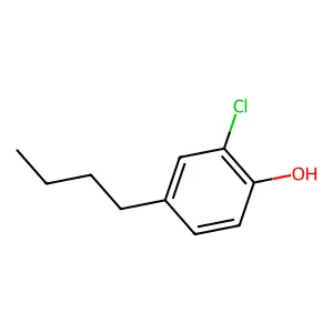 4-butyl-2-chlorophenol structure