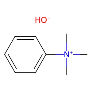 trimethyl(phenyl)azanium hydroxide structure