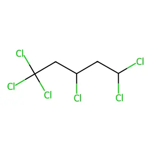 1,1,1,3,5,5-hexachloropentane structure
