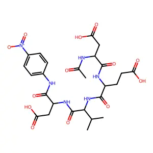 Ac-DEVD-pNA structure