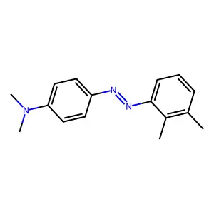 N,N-Dimethyl-p-(2,3-xylylazo)aniline structure
