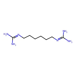 Compound C8H20N6 structure