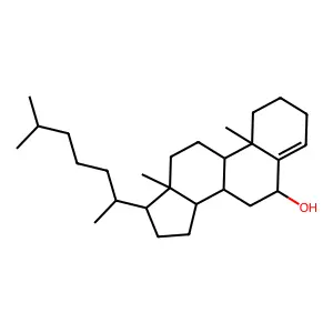 10,13-dimethyl-17-(6-methylheptan-2-yl)-2,3,6,7,8,9,11,12,14,15,16,17-dodecahydro-1H-cyclopenta[a]phenanthren-6-ol structure