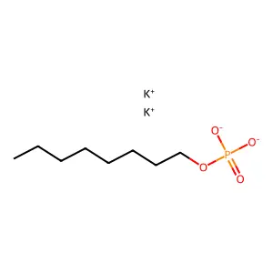 Dipotassium octyl phosphate structure