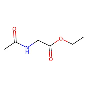 ethyl 2-acetamidoacetate structure