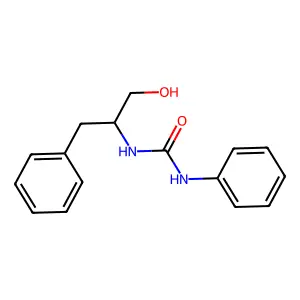 1-(1-hydroxy-3-phenylpropan-2-yl)-3-phenylurea structure