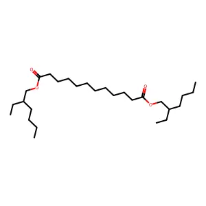 Bis(2-ethylhexyl) dodecanedioate structure