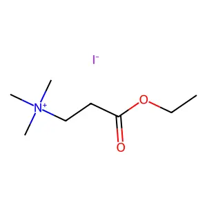 (3-ethoxy-3-oxopropyl)-trimethylazanium iodide structure