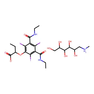 Compound C23H36I3N3O10 structure