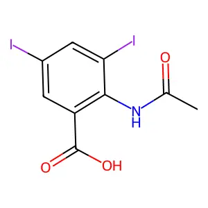 Compound C9H7I2NO3 structure