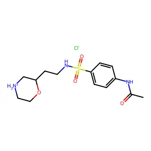 Compound C14H22ClN3O4S structure