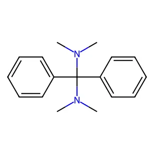 N,N,N',N'-Tetramethyl-1,1-diphenylmethanediamine structure
