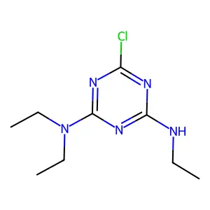 Compound C9H16ClN5 structure