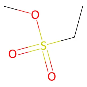 Methyl ethanesulfonate structure