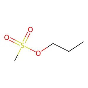 Propyl methanesulfonate structure