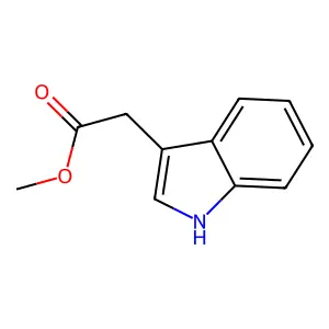 methyl 2-(1H-indol-3-yl)acetate structure