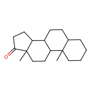 10,13-dimethyl-1,2,3,4,5,6,7,8,9,11,12,14,15,16-tetradecahydrocyclopenta[a]phenanthren-17-one structure