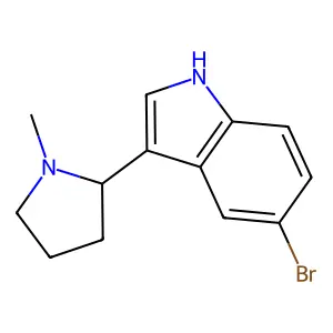 Compound C13H15BrN2 structure