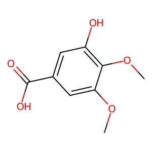 Compound C9H10O5 structure