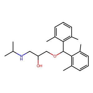 Xipranolol structure