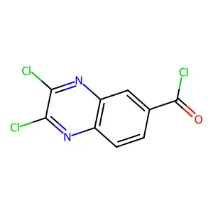 2,3-dichloroquinoxaline-6-carbonyl chloride structure